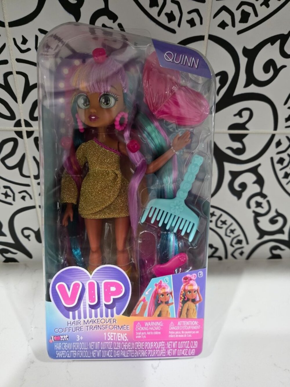 New VIP Hair Makeover Quinn Doll Long Hair Styling Accessories Love Your Hair